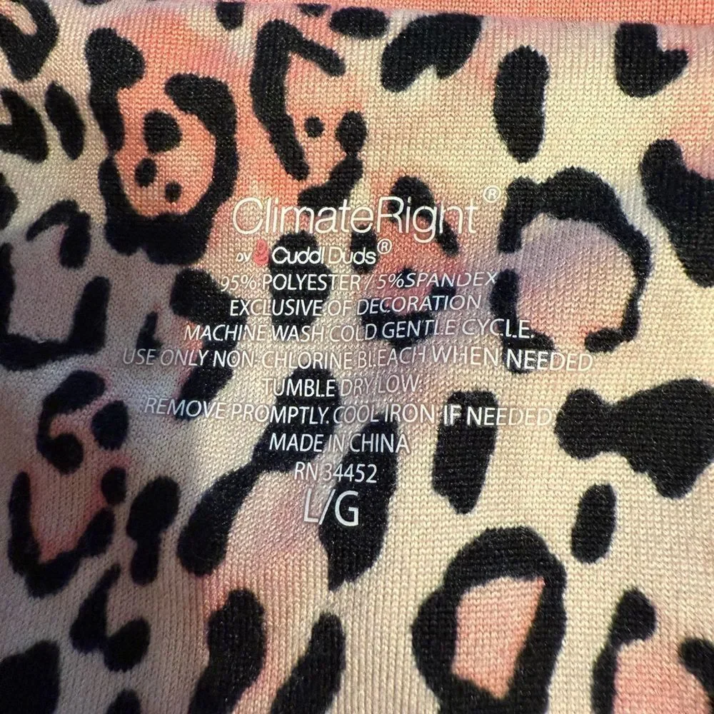 Chic Pink and Leopard Pajama Set